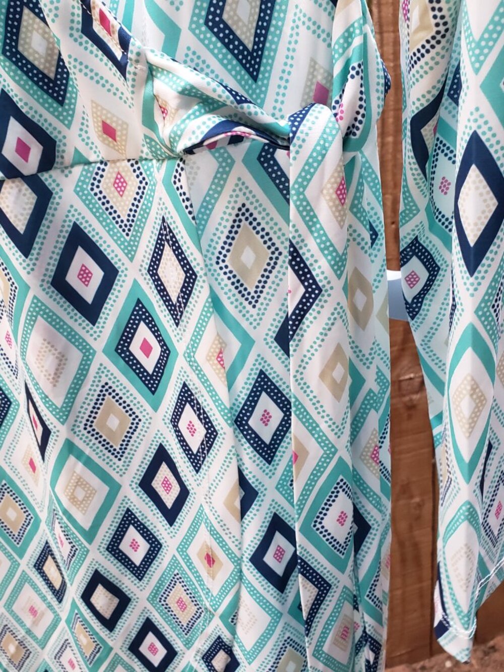 BNWT Jean Pierre Klifa geometric wrap sashay garment (XL) - Picture 5 of 5